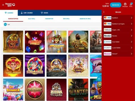 norgesspill casino.
